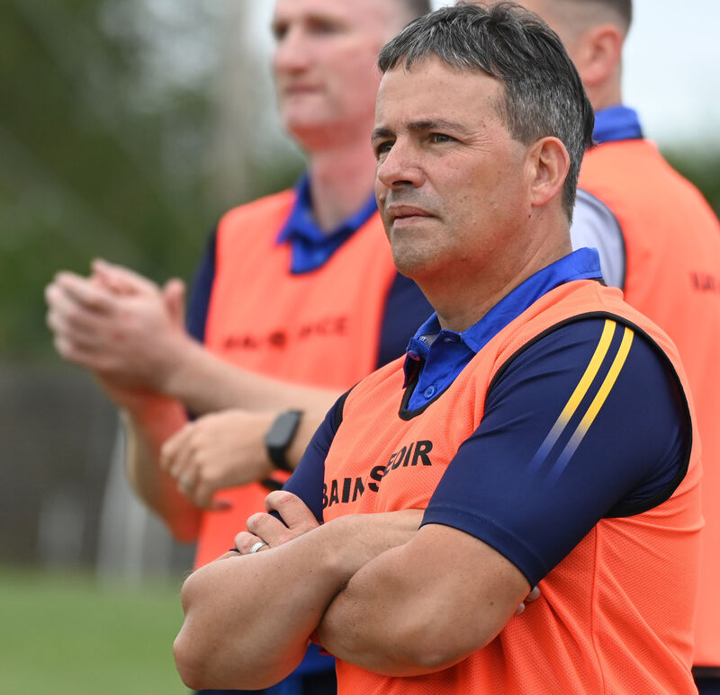 Carrigaline manager Michael Meaney against Mallow. Picture: Eddie O'Hare Carrigaline manager Michael Meaney against Mallow. Picture: Eddie O'Hare