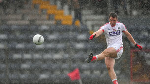 <p>Colm O'Neill scores a free during his Cork days. Picture: Eóin Noonan/Sportsfile</p> <p>Colm O'Neill scores a free during his Cork days. Picture: Eóin Noonan/Sportsfile</p>