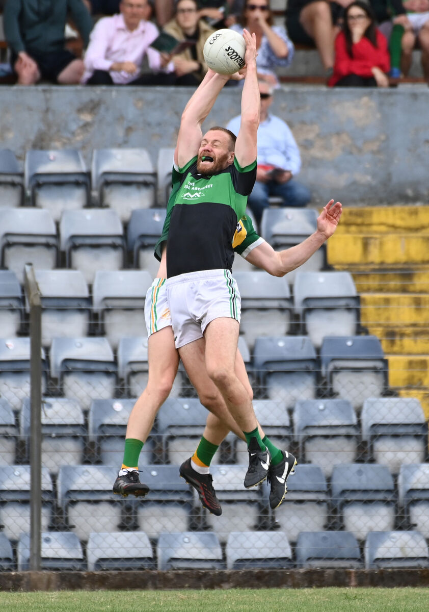 Nemo Rangers' Alan O'Donovan wins the ball from St Michael's Eoin Hickey. Picture: Eddie O'Hare Nemo Rangers' Alan O'Donovan wins the ball from St Michael's Eoin Hickey. Picture: Eddie O'Hare