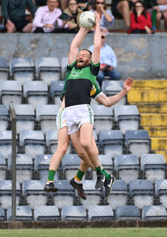 Nemo Rangers' Alan O'Donovan wins the ball from St Michael's Eoin Hickey. Picture: Eddie O'Hare