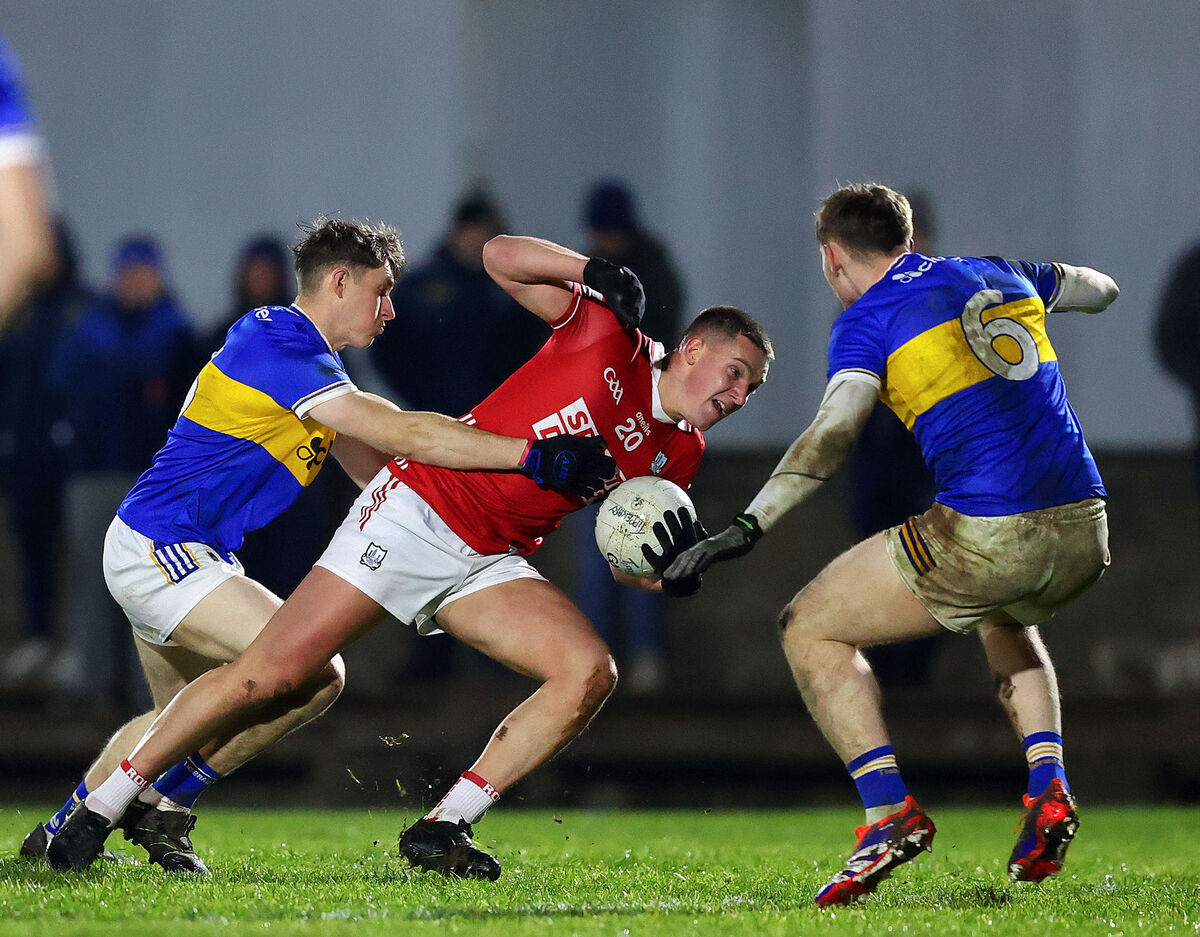 Cork’s Darragh Cashman in action against Eoin O'Connell and Paudie Feehan of Tipperary this year. Picture: Tom O’Hanlon/INPHO