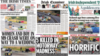 What the papers say: Monday's front pages
