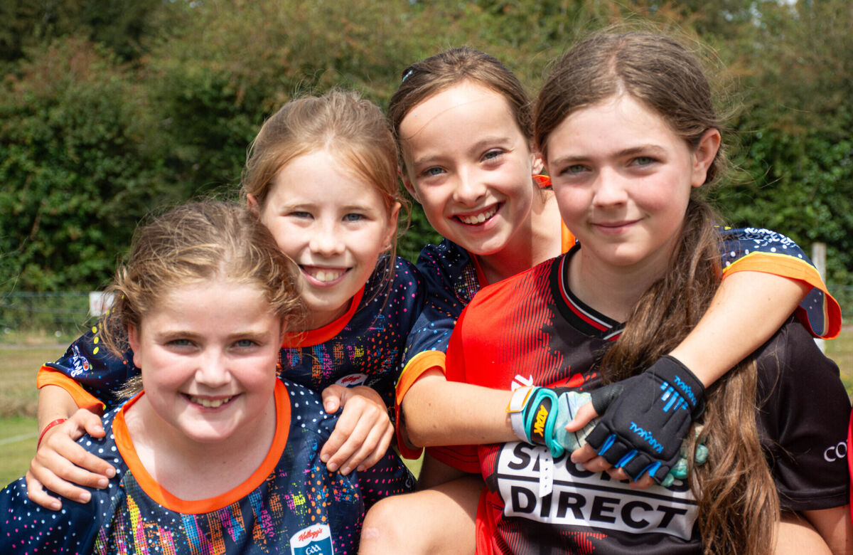 Clodagh Scully, Laoise Ni Thuama, Lola O'Donovan and Grace West at the recent Kiltha Og Cul Camp in Castlemartyr. Picture: Howard Crowdy Clodagh Scully, Laoise Ni Thuama, Lola O'Donovan and Grace West at the recent Kiltha Og Cul Camp in Castlemartyr. Picture: Howard Crowdy