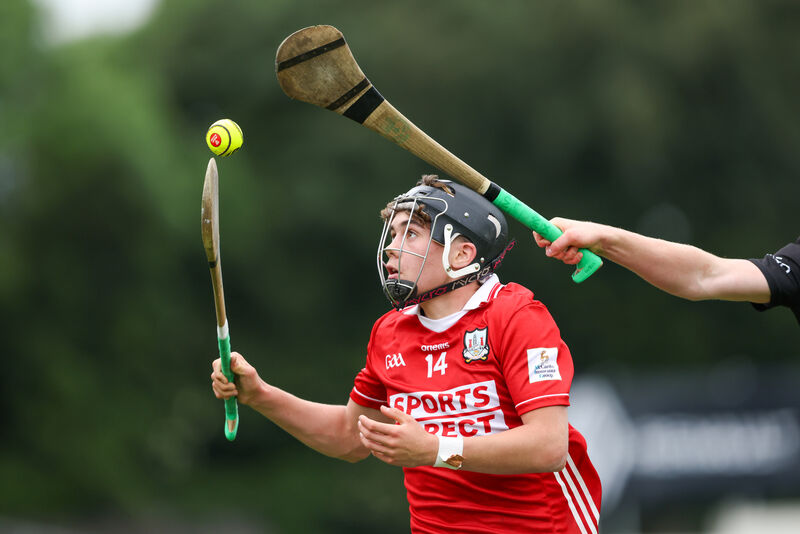 Cork minor hurler Bobby Power played well for Ballincollig. Picture: Diarmuid Brennan/Sportsfocus