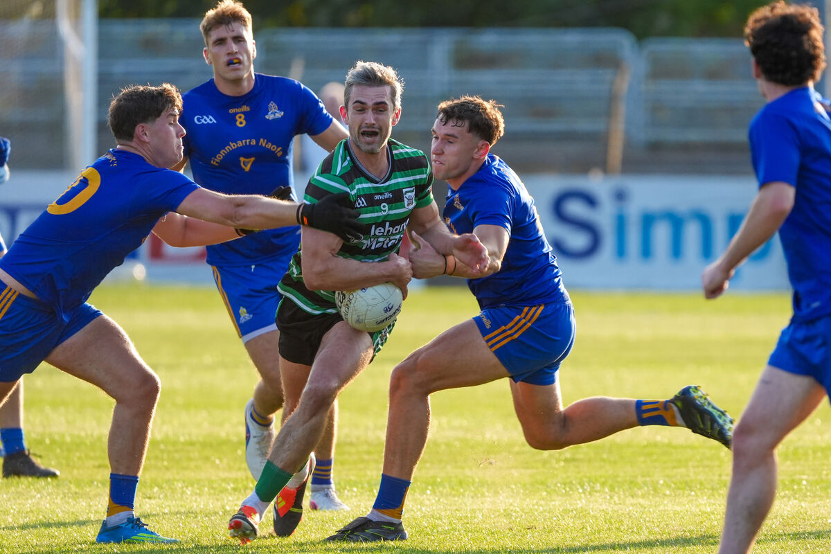 Douglas’ Conor Kingston bursts through the St Finbarr’s defence. Picture: Noel Sweeney