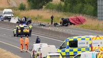 Crash on M9 in Co Kildare