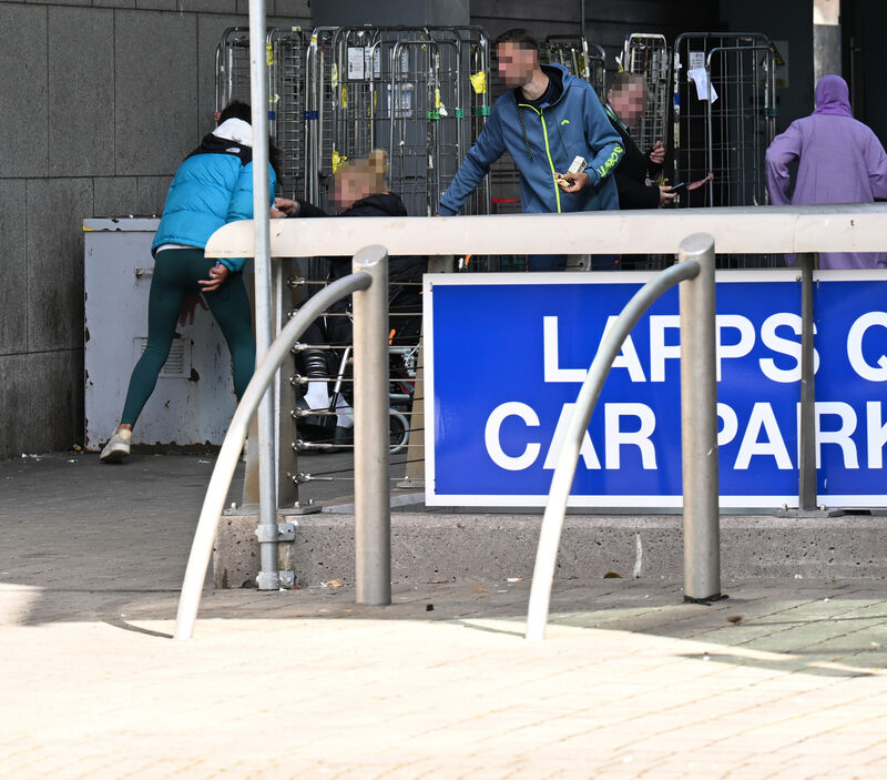 Drug activity at Lapp's Quay, Cork. Picture: Larry Cummins