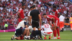 Jamal Musiala shares health update after collapsing during a match again Jamal Musiala shares health update after collapsing during a match again