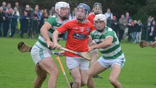 <p>EE 17/09/2023 SPORT - Kilworth's Michael Sheehan clashes with William Hurley and Shane O'Leary of Valley Rovers during the Co Op Superstores Premier Intermediate Hurling Championship quarter final match in Caherlag. Picture: Howard Crowdy</p> <p>EE 17/09/2023 SPORT - Kilworth's Michael Sheehan clashes with William Hurley and Shane O'Leary of Valley Rovers during the Co Op Superstores Premier Intermediate Hurling Championship quarter final match in Caherlag. Picture: Howard Crowdy</p>