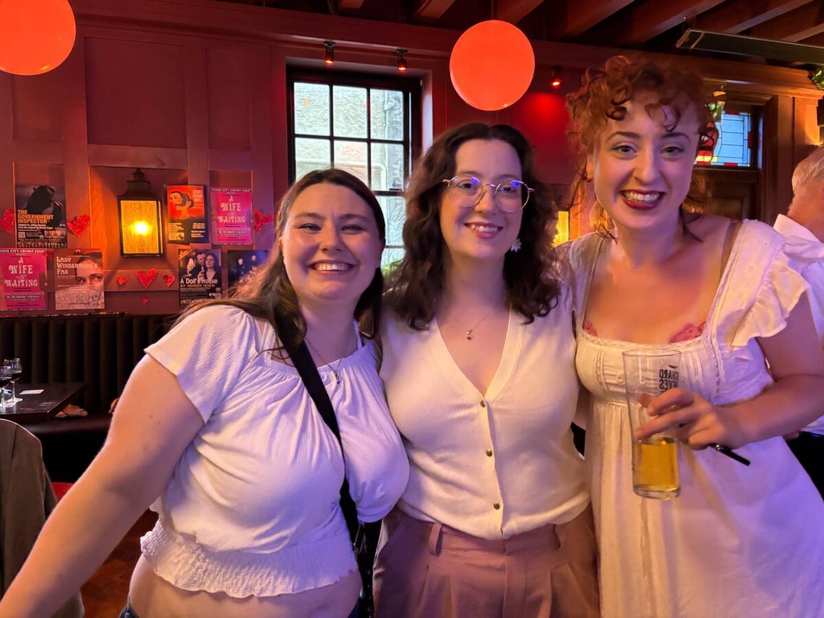 Rhiannon Connick, Sorcha Dolan and Sarah Kelly. Rhiannon Connick, Sorcha Dolan and Sarah Kelly.