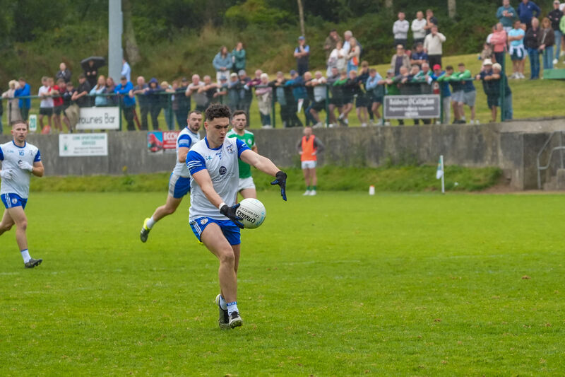 Gearoid Ó Luanaigh scores a point for Knocknagree. Picture: Noel Sweeney Gearoid Ó Luanaigh scores a point for Knocknagree. Picture: Noel Sweeney