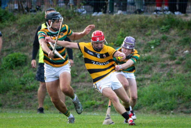 Na Piarsaigh's Ryan Cronin bursts through against the Glen. Picture: Chani Anderson Na Piarsaigh's Ryan Cronin bursts through against the Glen. Picture: Chani Anderson