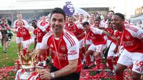 arteta trophy.jpg Crystal Palace v Arsenal - Premier League