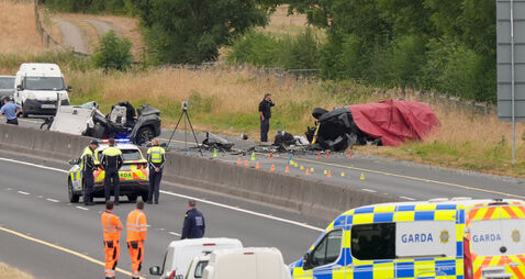 Crash on M9 in Co Kildare