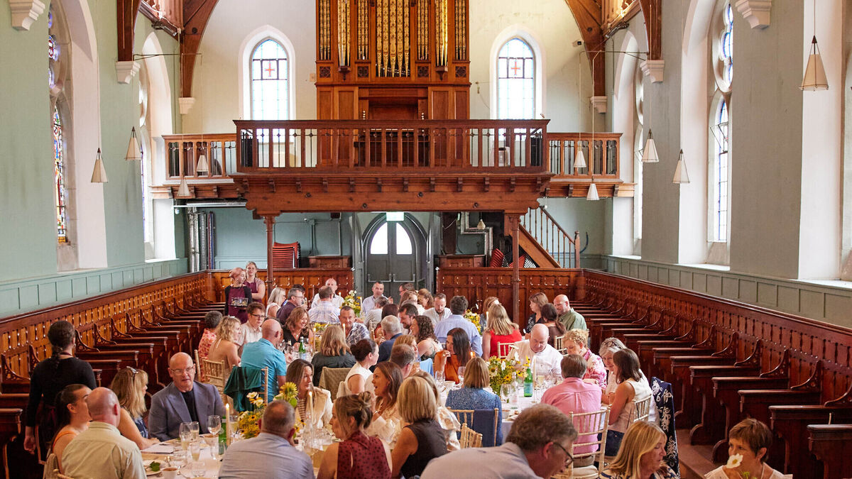 In pictures: One-night-only foodie fest at stunning Goldie Chapel