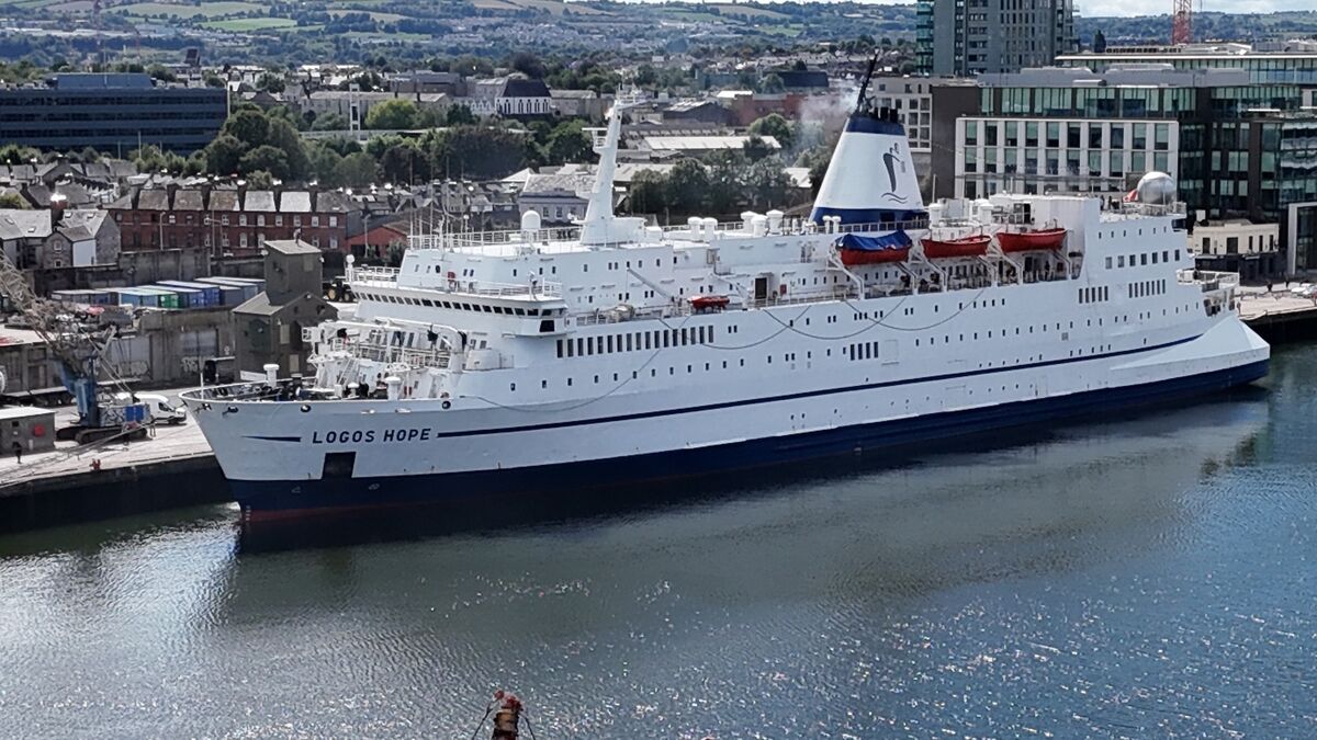 Christian ‘book ship’ docks on Cork's Kennedy Quay