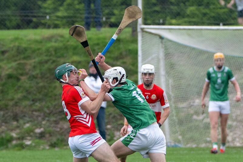 Cormac Barry of St Colman's College battles with Midleton CBS’s Evan Connolly last year. Picture: Chani Anderson.
