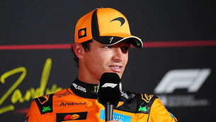 Lando Norris overcomes blustery conditions to take pole at Dutch Grand Prix Lando Norris overcomes blustery conditions to take pole at Dutch Grand Prix