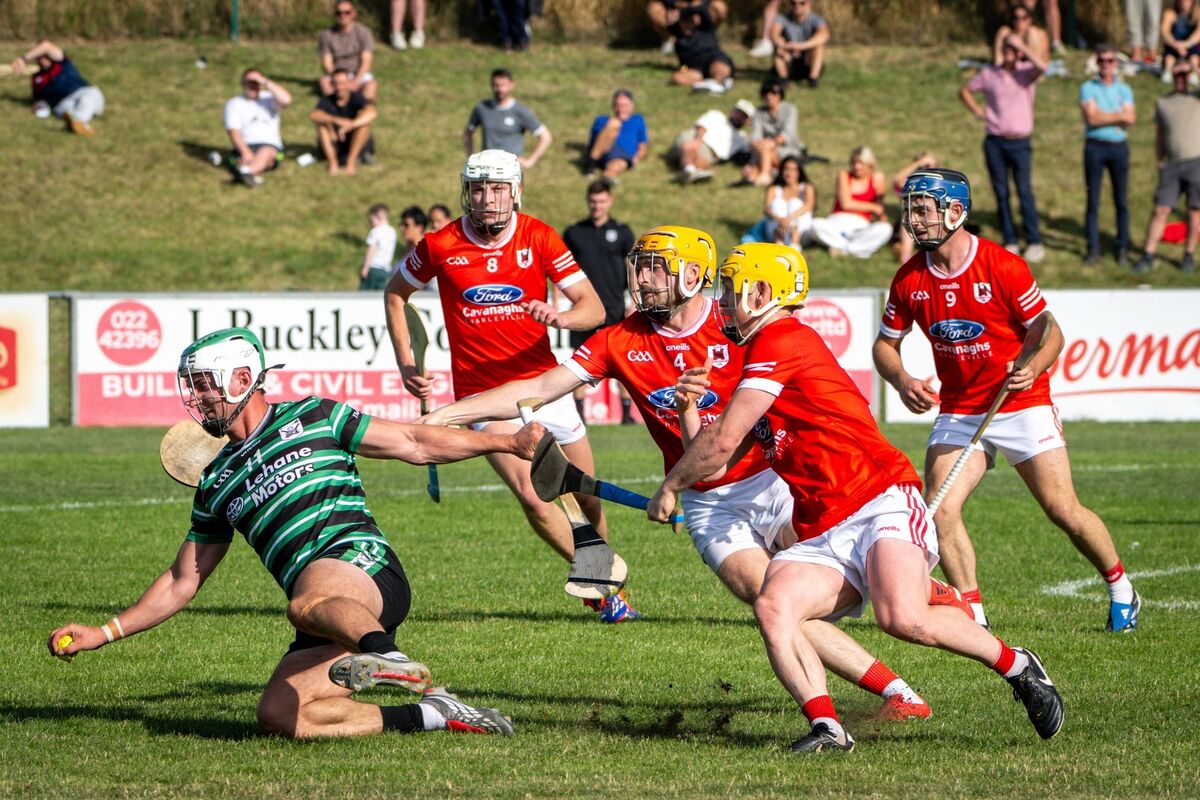  Shane Kingston fights to hold onto possession after being brought to ground. Picture: Chani Anderson