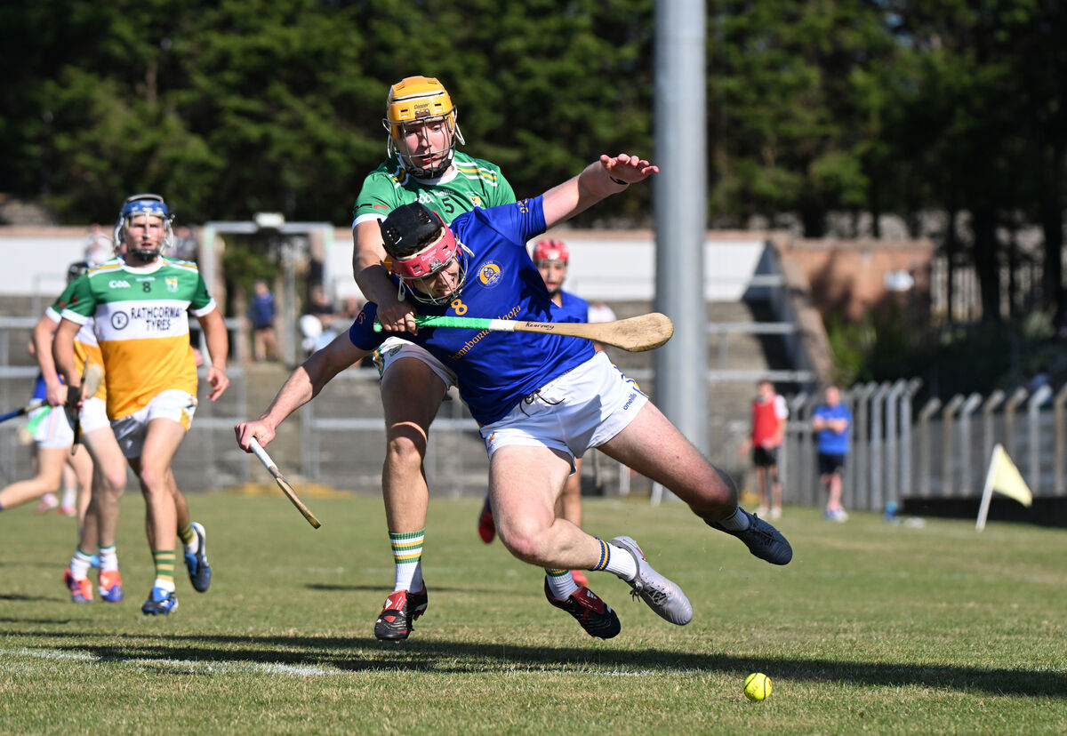  Ethan Twomey battles for St Finbarr's against Kieran Kearney, Bride Rovers. Picture: Larry Cummins