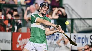 <p>James Lane, in action for Aghabullogue. Picture: Larry Cummins</p>