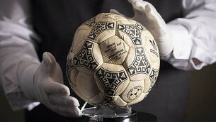 Maradona’s ‘Hand of God’ football sold at auction Maradona’s ‘Hand of God’ football sold at auction