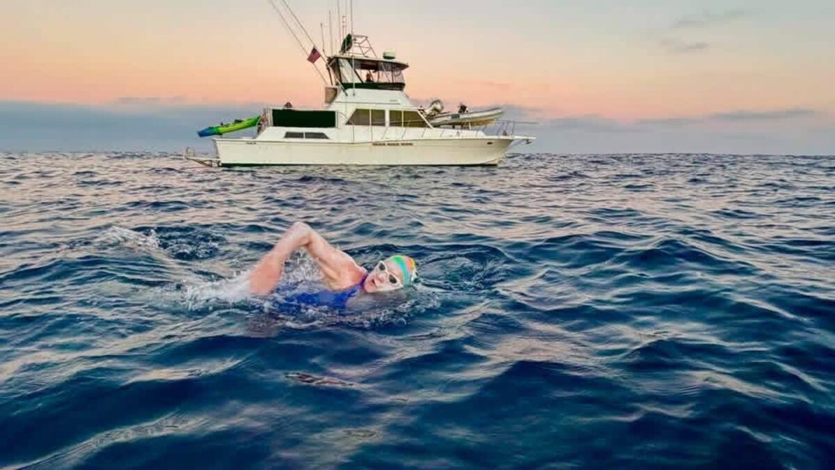 Cork woman becomes oldest person to complete sub-16-hour swim across California’s Catalina Channel