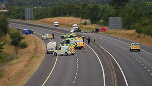 Family of sisters injured in M9 collision thank public for their ‘kindness’ Family of sisters injured in M9 collision thank public for their ‘kindness’