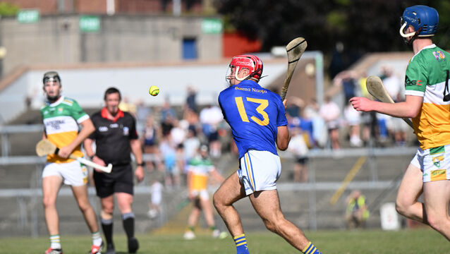 <p> William Buckley fires over a point from play for St Finbarr's against Bride Rovers at Páirc Uí Rinn on Saturday. Picture: Larry Cummins</p>