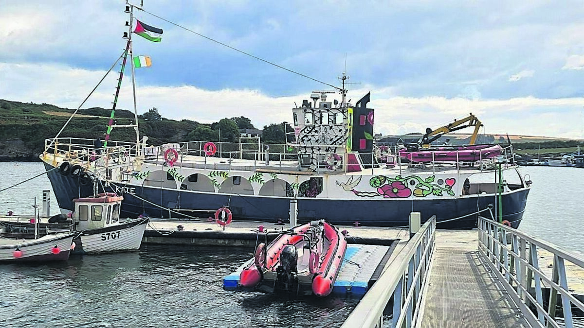 Tom MacSweeney column: MV Kate docked in Kinsale before its Gaza mission