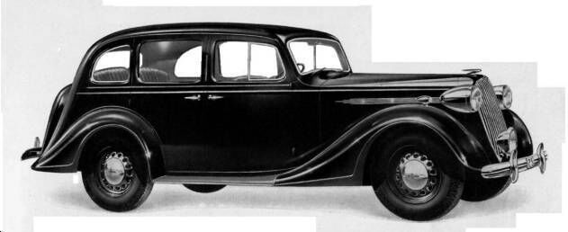 A Vauxhall 25hp, 1937 model, the make once owned by Joey Kerrigan and used for his family trips to Youghal