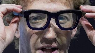 <p class="contextmenu internal_Caption">Mark Zuckerberg tries out a pair of Orion AR smart glasses made by his company, Meta</p> <p class="contextmenu internal_Caption">Mark Zuckerberg tries out a pair of Orion AR smart glasses made by his company, Meta</p>