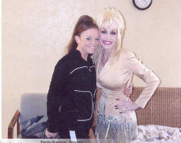 Mags McCarthy with Dolly Parton in 2006. Mags McCarthy with Dolly Parton in 2006.