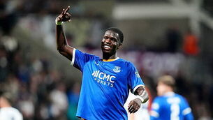 Thierno Barry claims hat-trick as Everton rout Preston in Carabao Cup