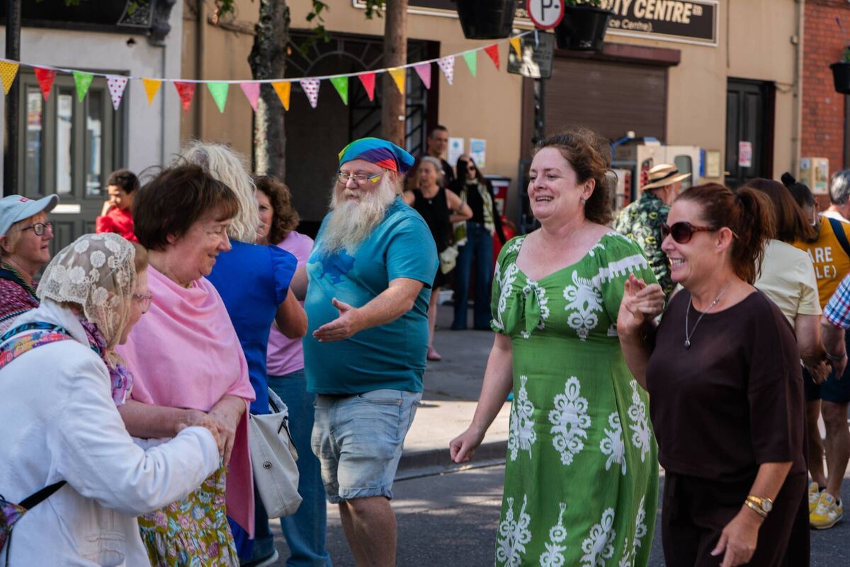 Dancing at the Blackpool Block Party. Dancing at the Blackpool Block Party.