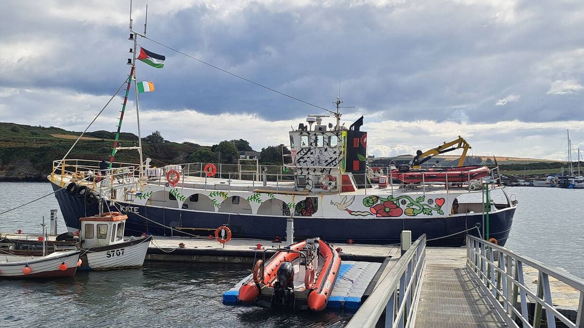 Tom MacSweeney: The unusual Cork-docked boat heading for a mission in Gaza