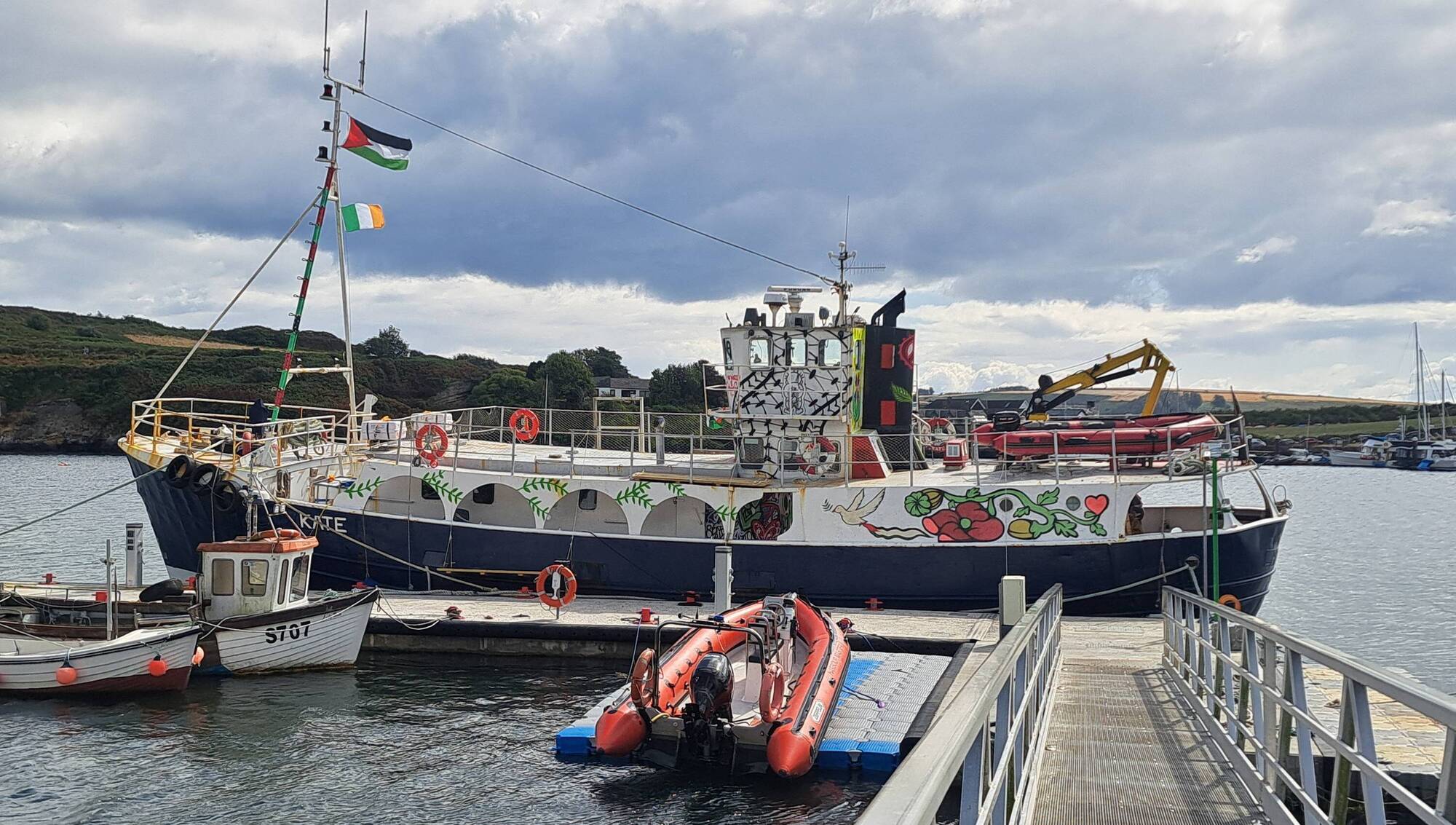 Tom MacSweeney: The unusual Cork-docked boat heading for a mission in Gaza