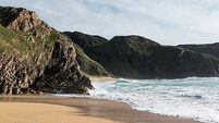 Murder Hole Beach, Boyeeghter bay, Melmore, Donegal, Ireland.
