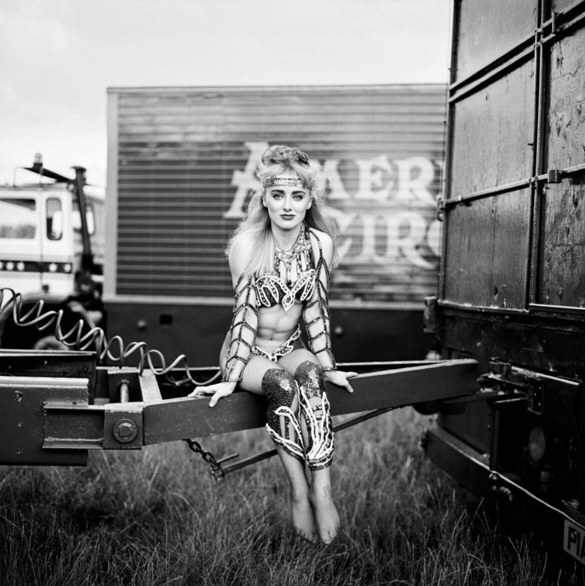 Elaine Courtney of Circus Extreme pictured early in her career during a break between shows. Photo: Copyright, Circus Extreme Elaine Courtney of Circus Extreme pictured early in her career during a break between shows. Photo: Copyright, Circus Extreme