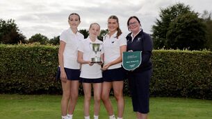<p>Kanturk's Eimear Savage with Ava Buckley, Beth Buckley and Hannah O'Connell after they won the All-Ireland final of the Girls Inter-Club at Moate last week. Picture: Laszlo Geczo/INPHO</p> <p>Kanturk's Eimear Savage with Ava Buckley, Beth Buckley and Hannah O'Connell after they won the All-Ireland final of the Girls Inter-Club at Moate last week. Picture: Laszlo Geczo/INPHO</p>