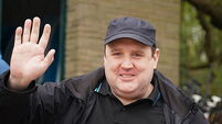 Peter Kay gatecrashes live BBC weather report