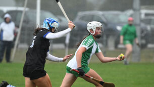 <p> Defender Eimear Barrett in action for Aghabullogue against Sarsfields this week. Picture: Larry Cummins</p> <p> Defender Eimear Barrett in action for Aghabullogue against Sarsfields this week. Picture: Larry Cummins</p>
