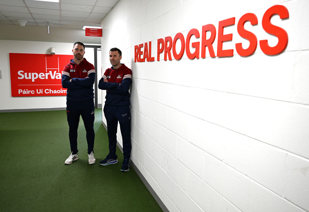 Ronan Curran and Ben O'Connor at SuperValu Páirc Uí Chaoimh. Picture: Larry Cummins Ronan Curran and Ben O'Connor at SuperValu Páirc Uí Chaoimh. Picture: Larry Cummins