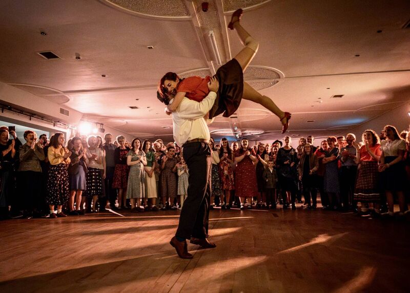 A scene from the show The Devil’s In The Dancehall, which comes to Bere Island and Cork city in September. Attendees are encouraged to dress up in 1930s styles for it