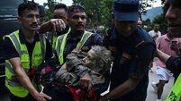 TOPSHOT-NEPAL-WEATHER-LANDSLIDE-FLOOD
