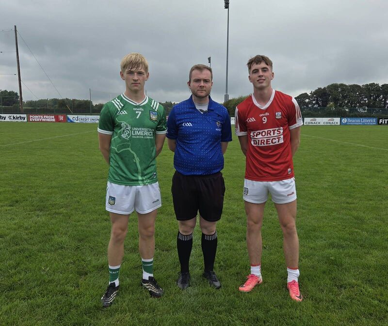 Cork U16 captain Setanta O'Sullivan before the Munster final.