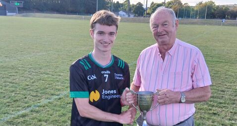 Winner (1).jpg Diarmuid Ó Murchú hit four goals to land U21 B title against Ballymartle