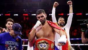 Filip Hrgovic claims heavyweight title as Moses Itauma taken to hospital