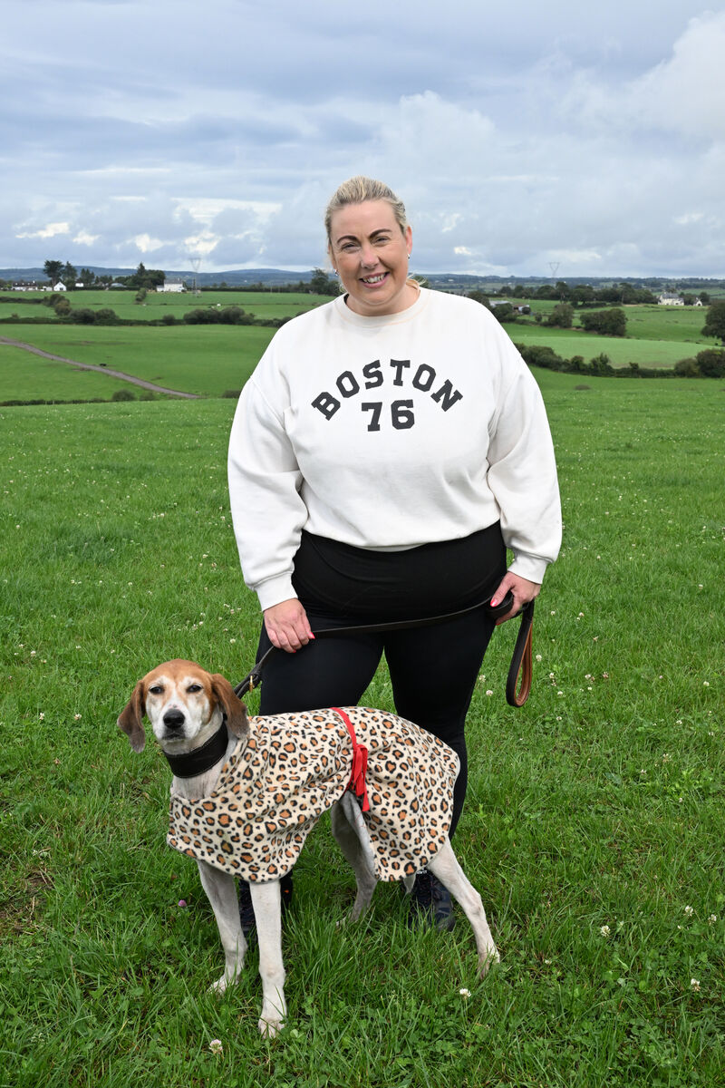  Echo Women in Sport Monthly winner Jennifer Kenneally with her dog Zodiac Jack. Picture: Larry Cummins. 