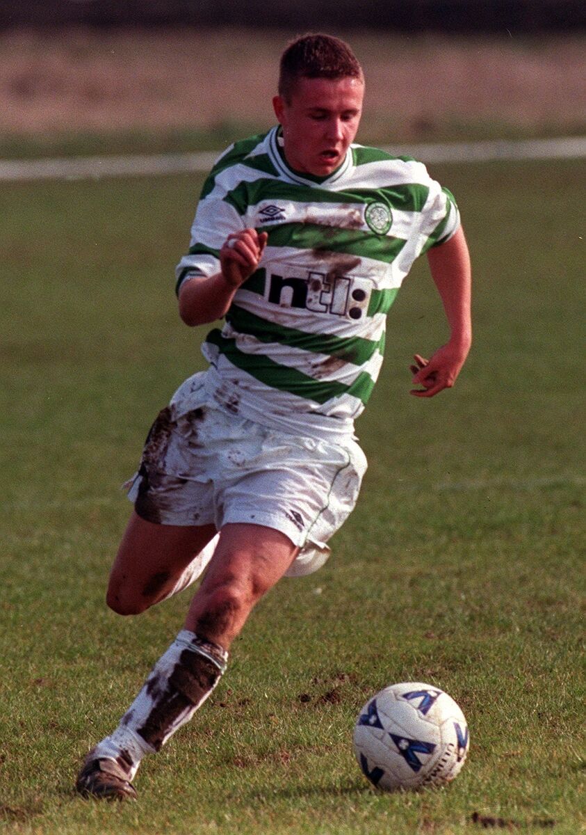 David Moore, in action for Celtic Youths against Hibernians in Glasgow in 2000. Picture: Eddie O'Hare David Moore, in action for Celtic Youths against Hibernians in Glasgow in 2000. Picture: Eddie O'Hare